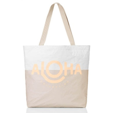 Aloha Plunge RVS Tote - Sherbert/sandstone