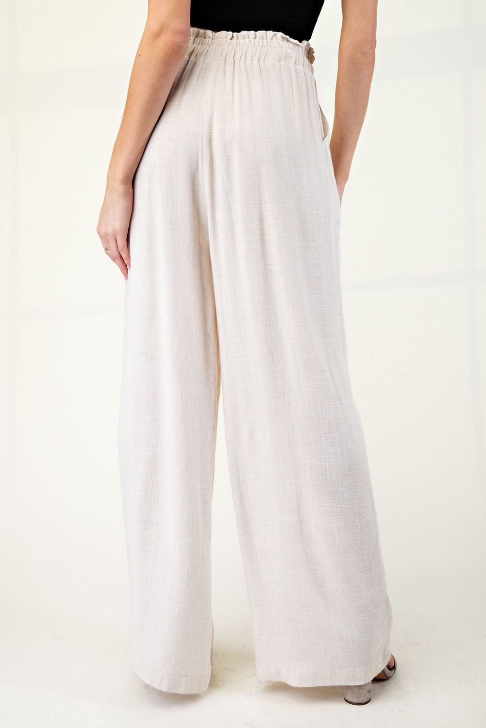 Oatmeal Linen Pants