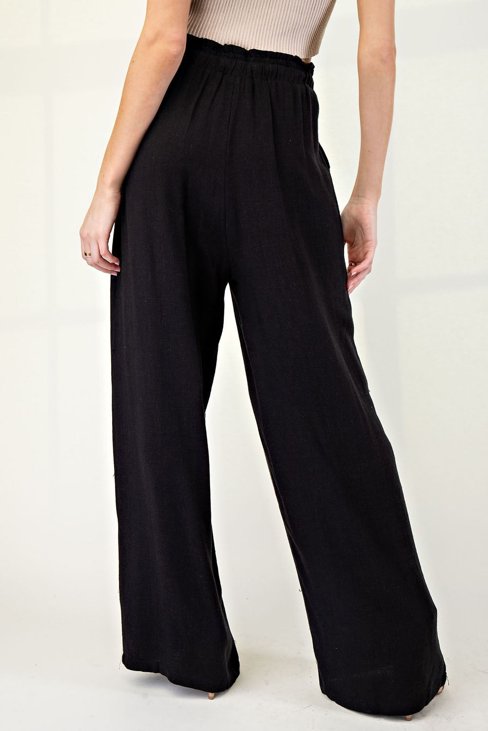 Black Linen Pants