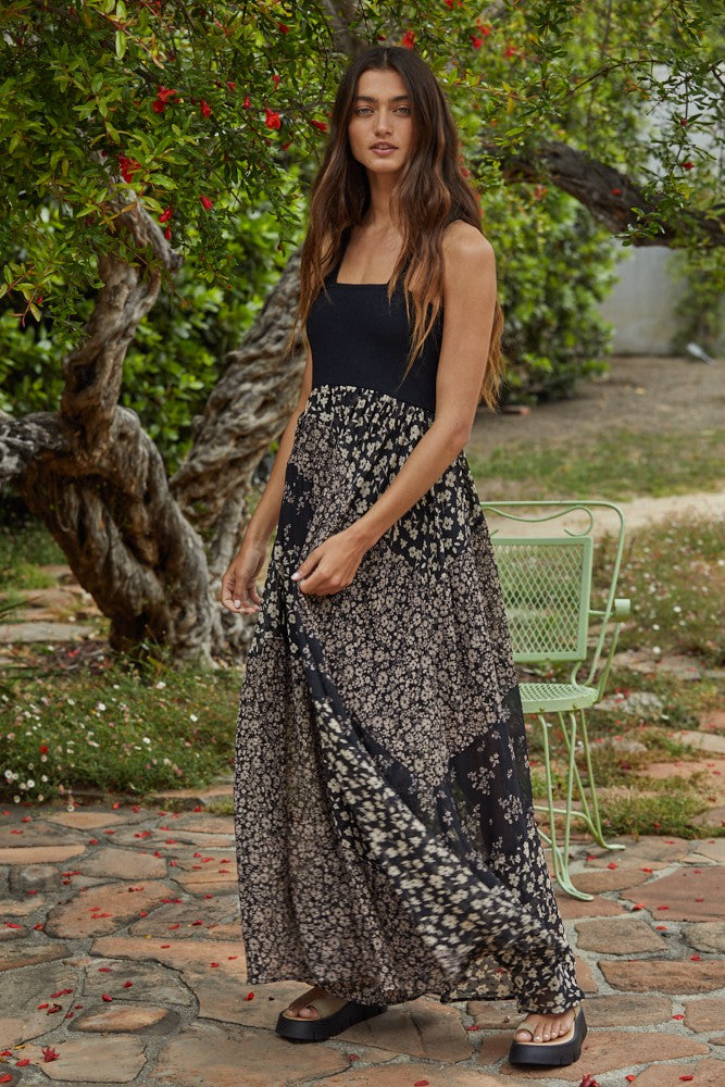knee length dresses for ladies Autumn Ease Maxi Dress, Brown Medium