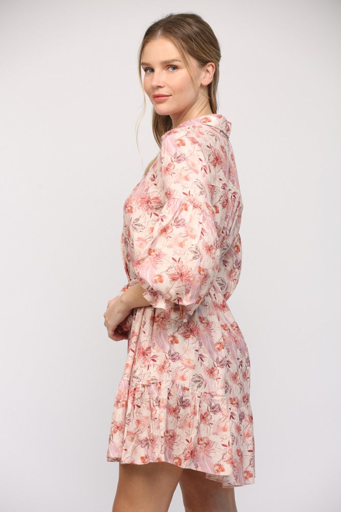 Bubble Sleeve Babe Dress