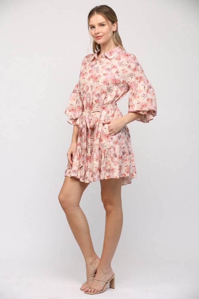 Bubble Sleeve Babe Dress