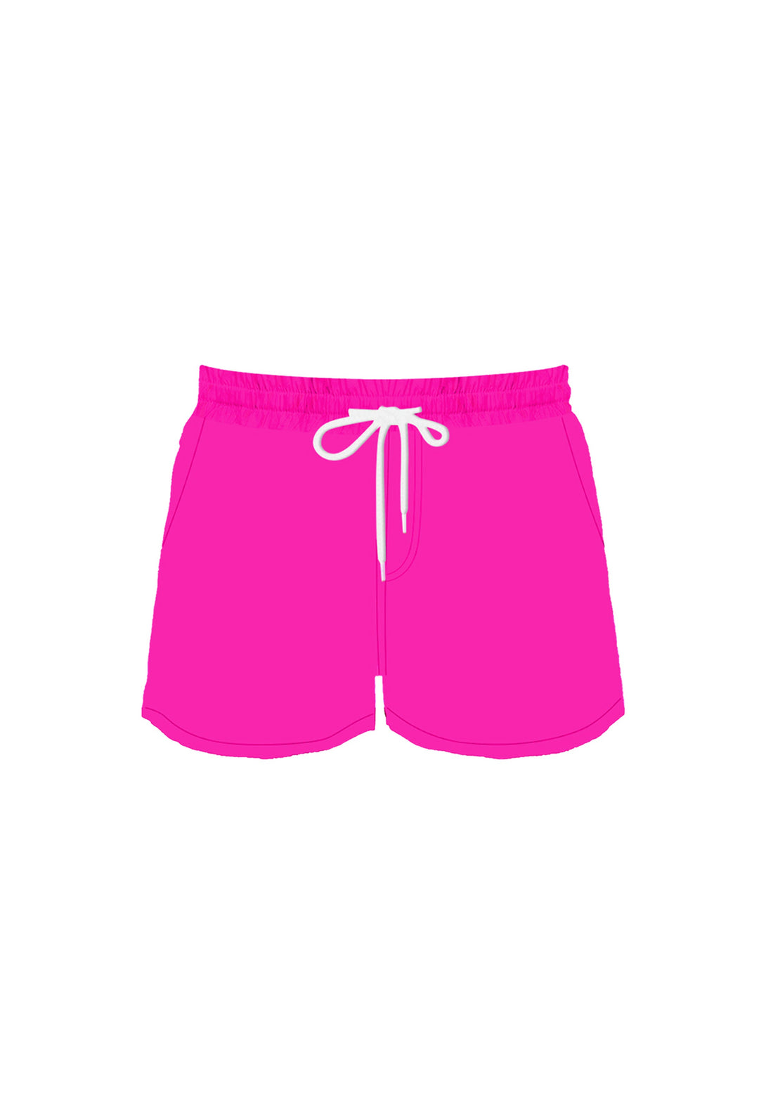 Hot Pink Men Swim Trunk