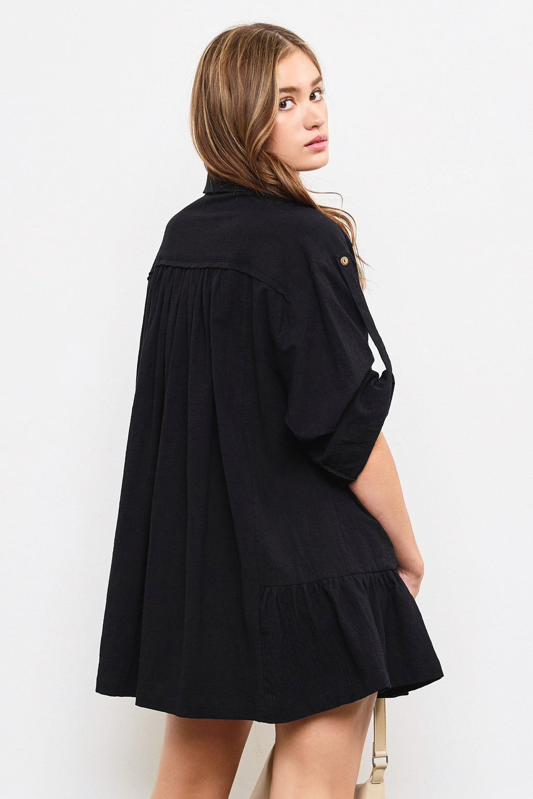 Flirty Black Summer Dress