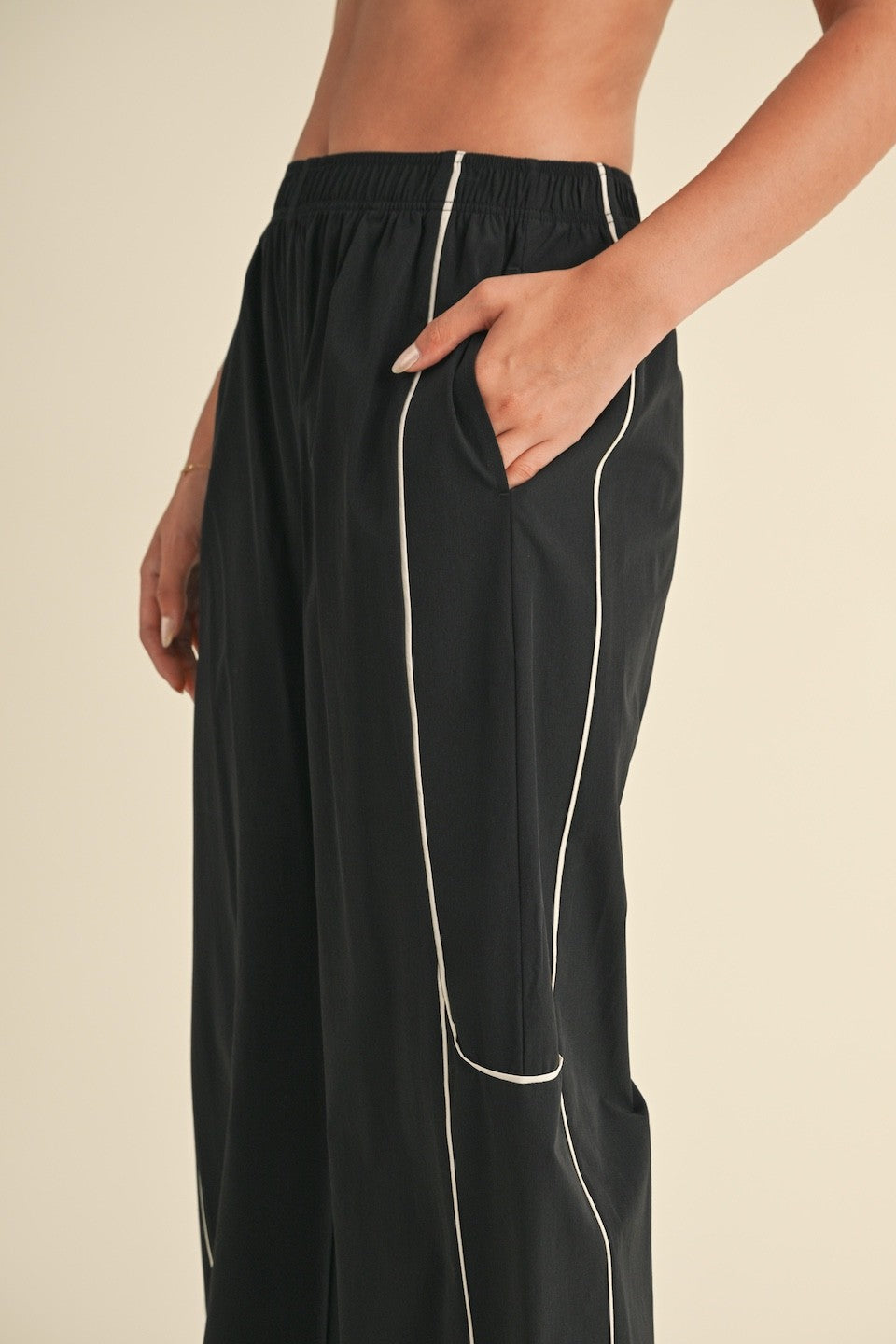 Black Track Pant