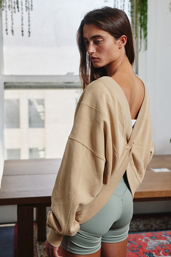 Twist Terry Sweatshirt