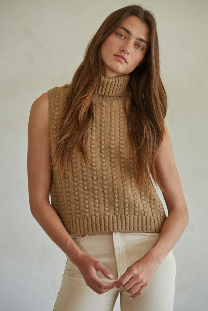Mandi Camel Vest