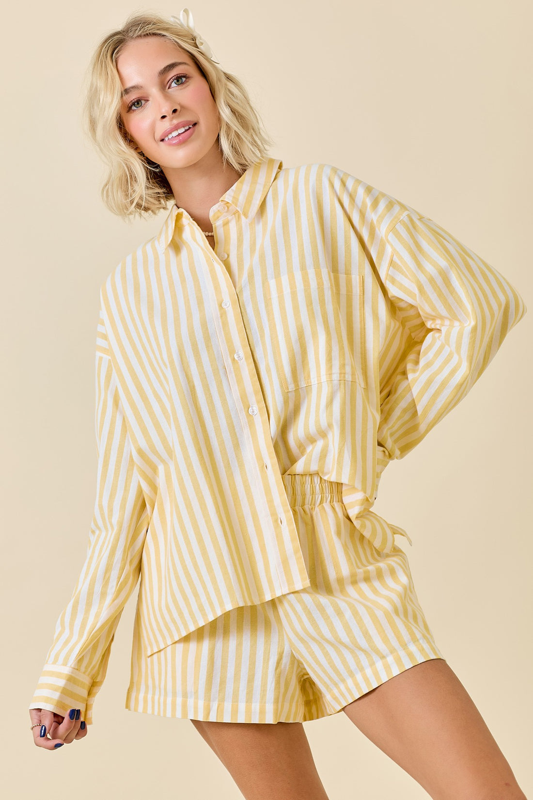 Lemonade Striped Set (top)