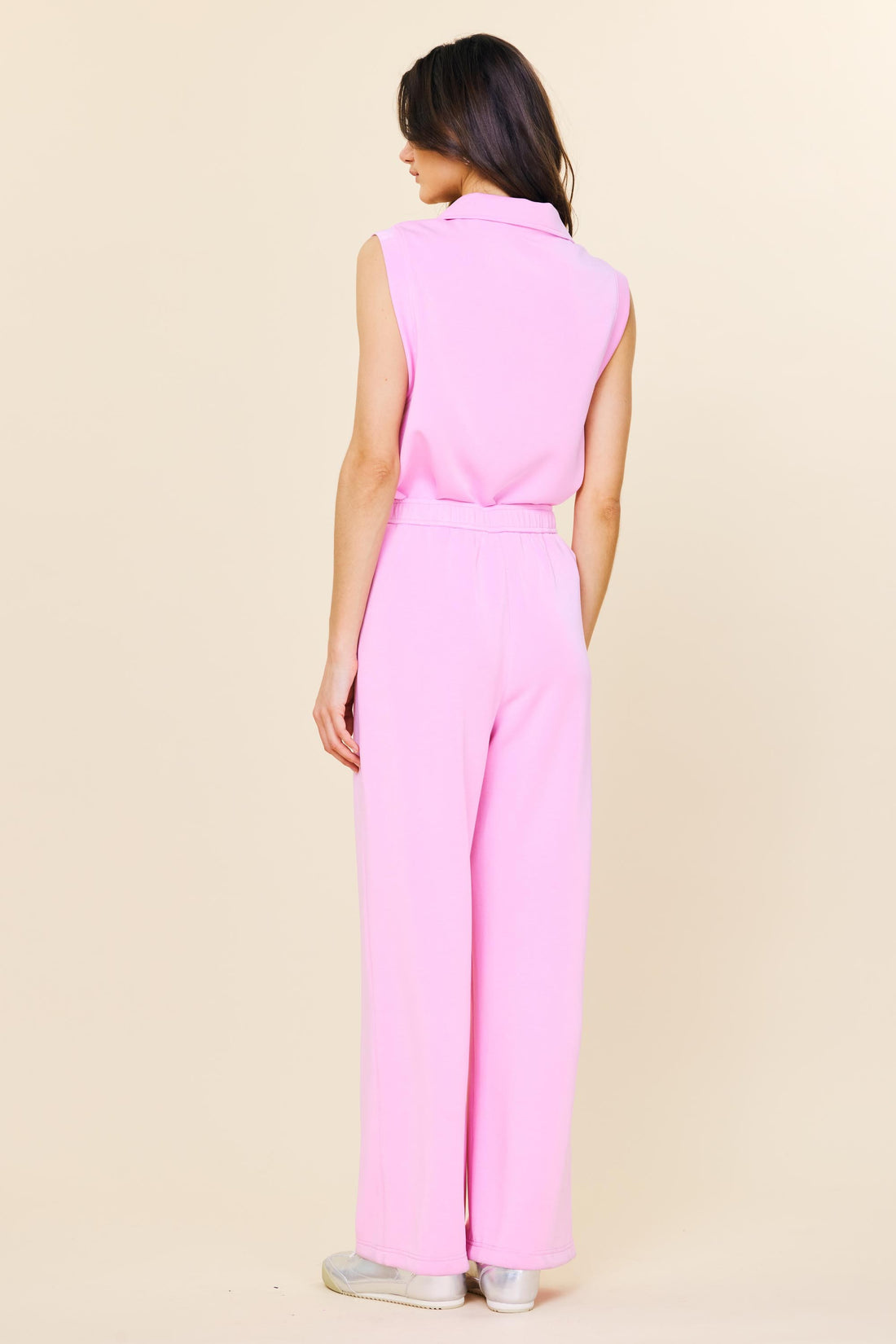 Candy Pink Pull Up Pants