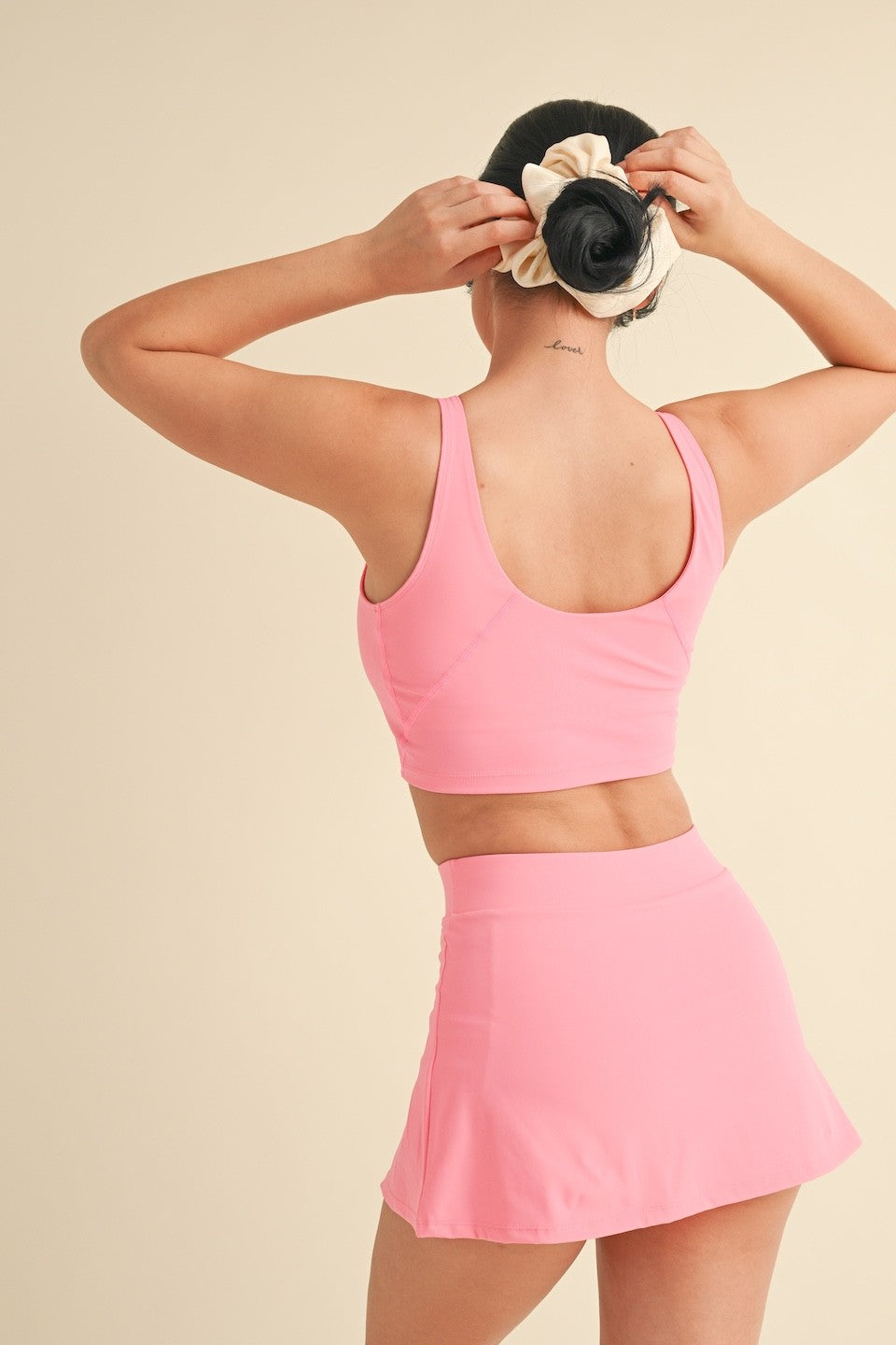 Hot Pink Aligned Tank Top