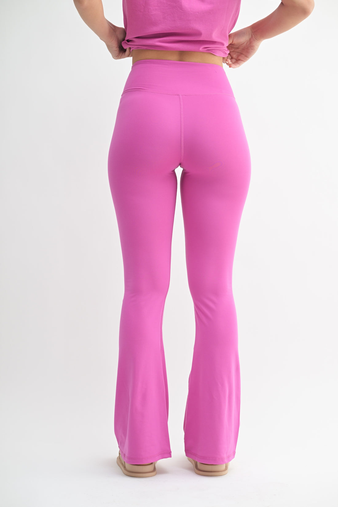 Crossover Leggings - magenta