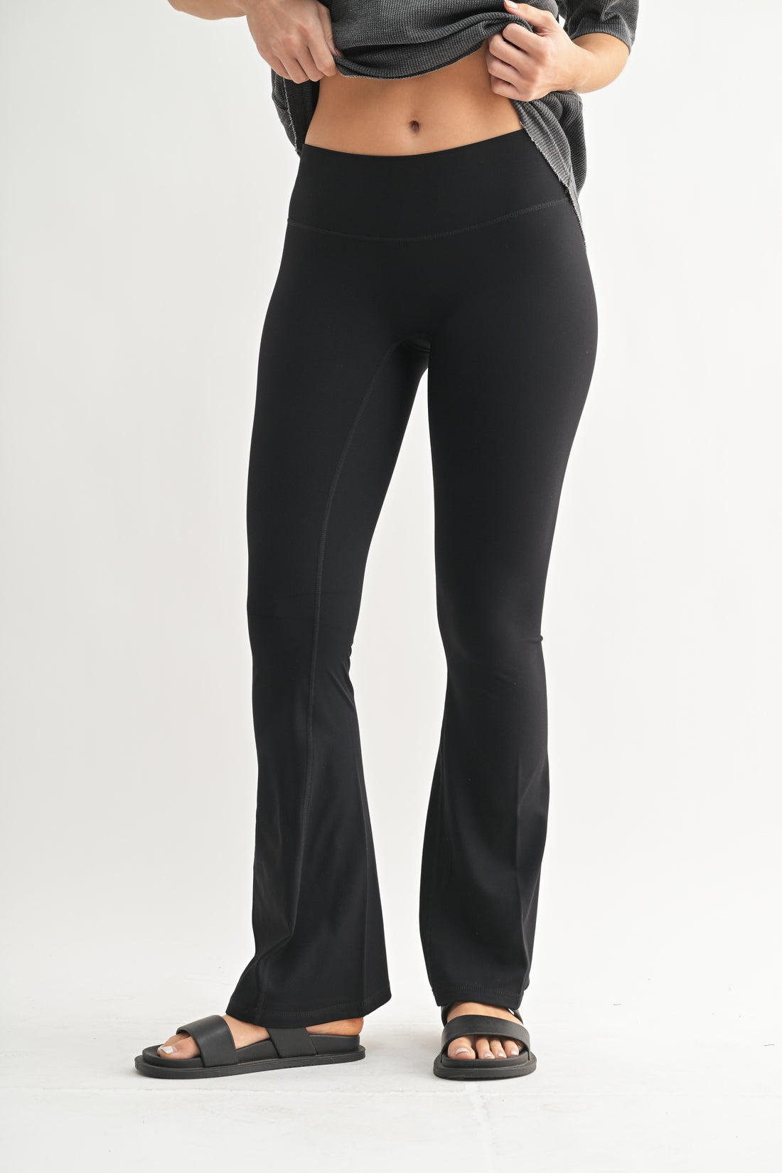 Black Flare Leggings