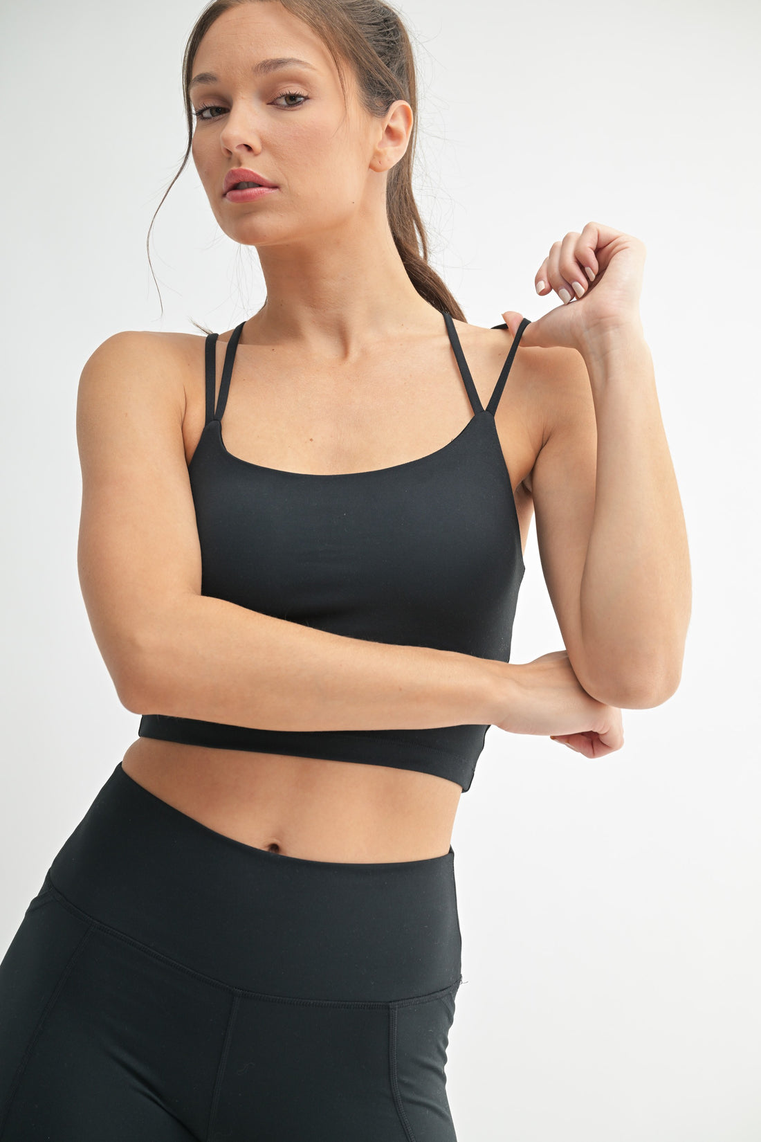 Cloud Crop Top - black