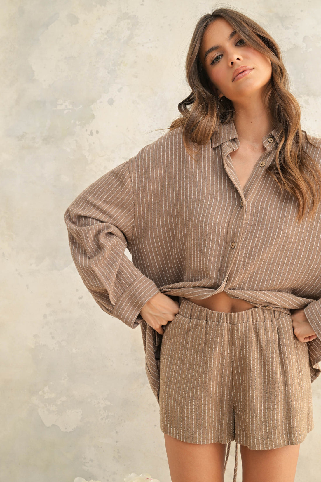 Breezy Brown Back Set (shorts)