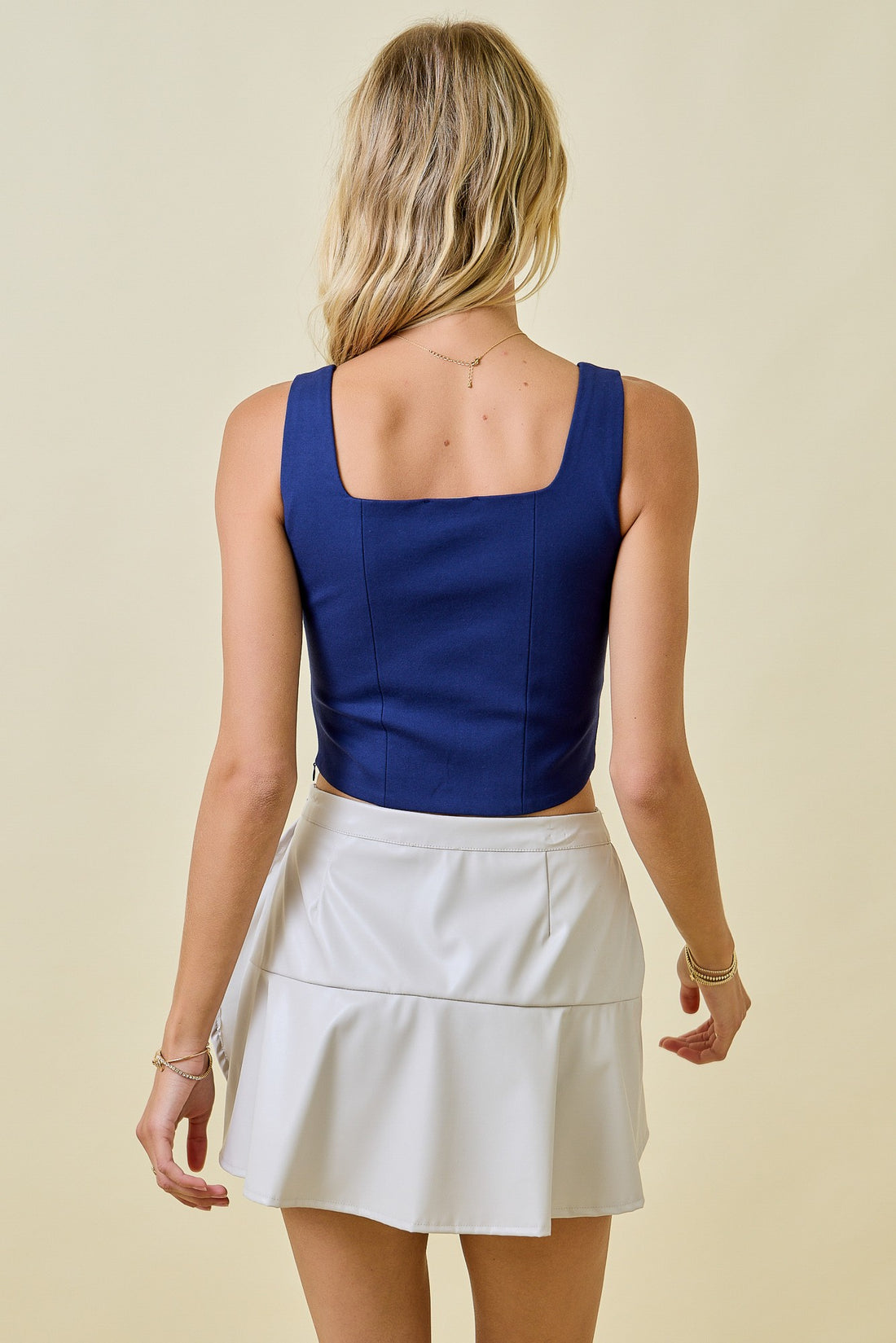 Navy Simple Top