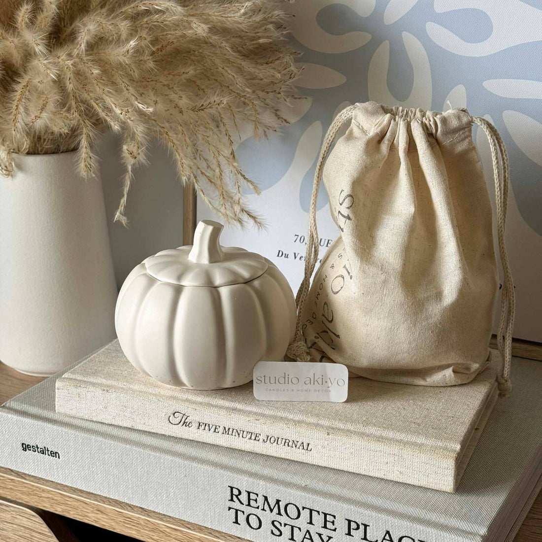 Pumpkin Chai Soy Wax Candle | Cozy Pumpkin Fall Autumn Home