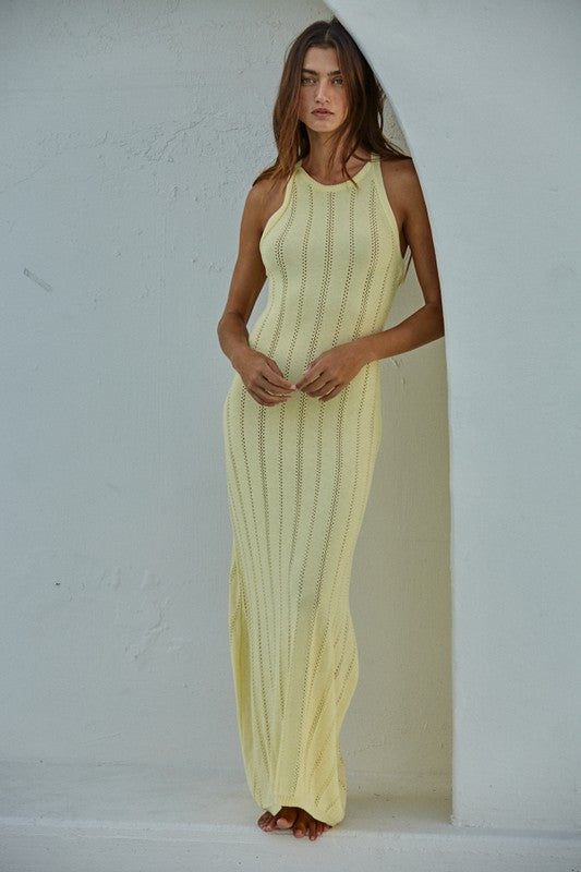 Sunflower Knit Dress