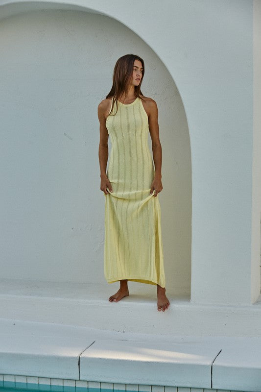 Sunflower Knit Dress