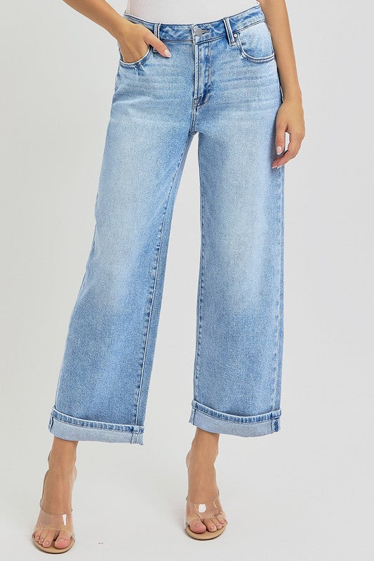 Light Wash Cuff Jean