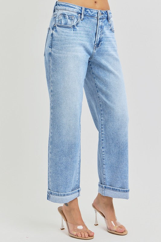 Light Wash Cuff Jean