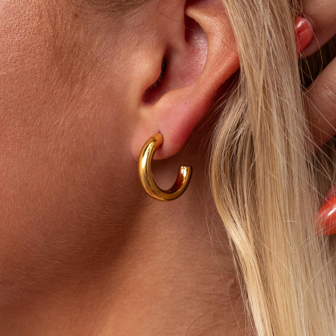 Jolie Hoops Earrings