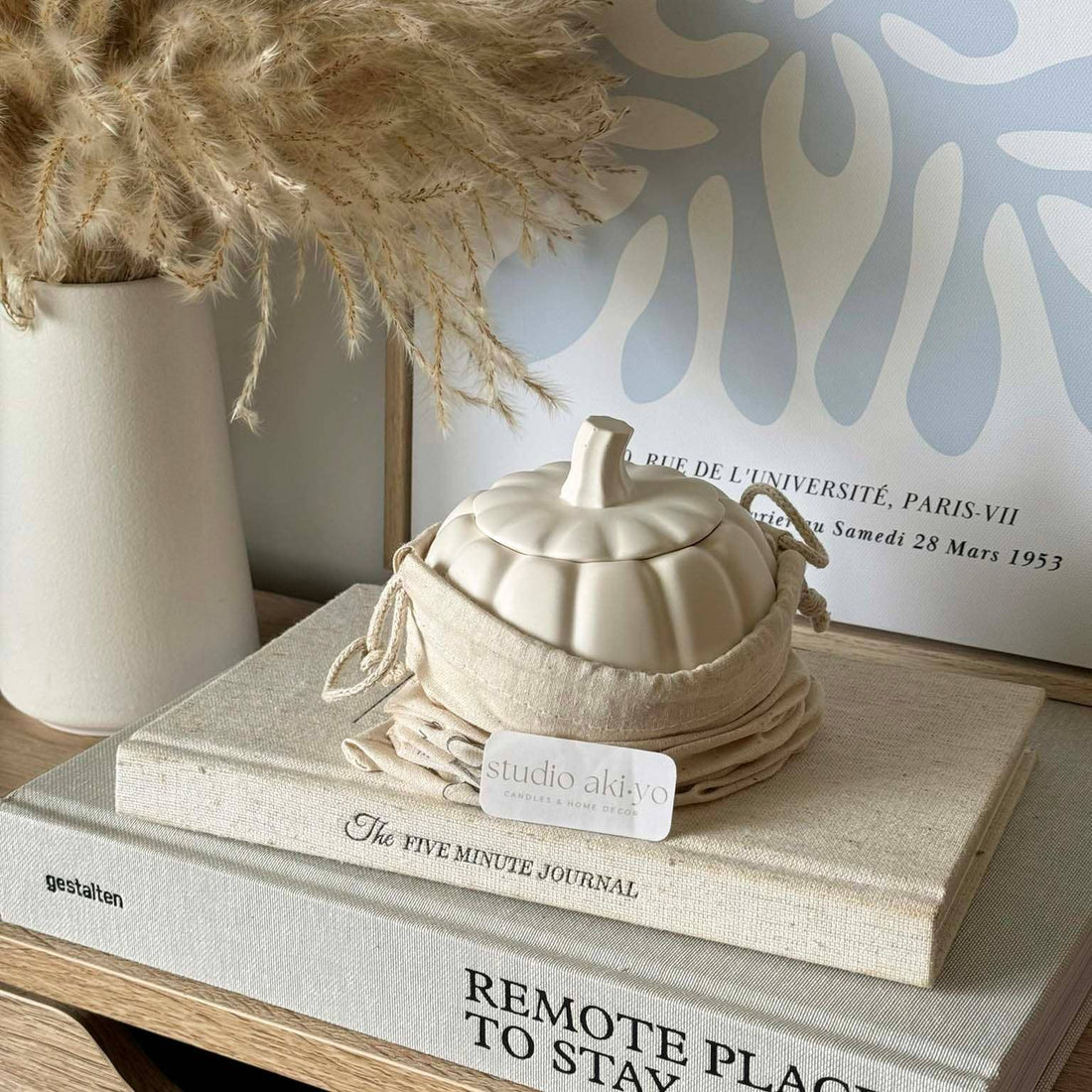 Pumpkin Chai Soy Wax Candle | Cozy Pumpkin Fall Autumn Home