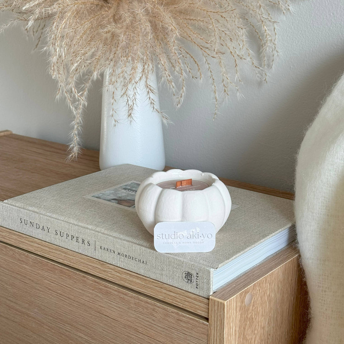 Pumpkin Patch Bourbon Soy Wax Candle | Cozy Fall Autumn Home