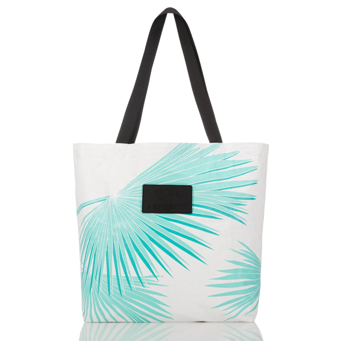 Aloha Collection Small RVS TOTE - Tropical Fan Reversible Stripe