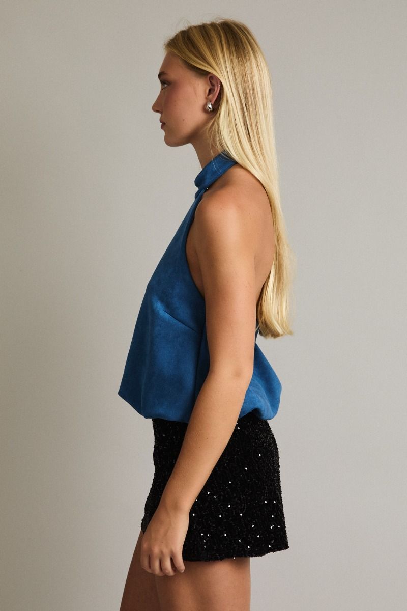 Blueberry Halter Top