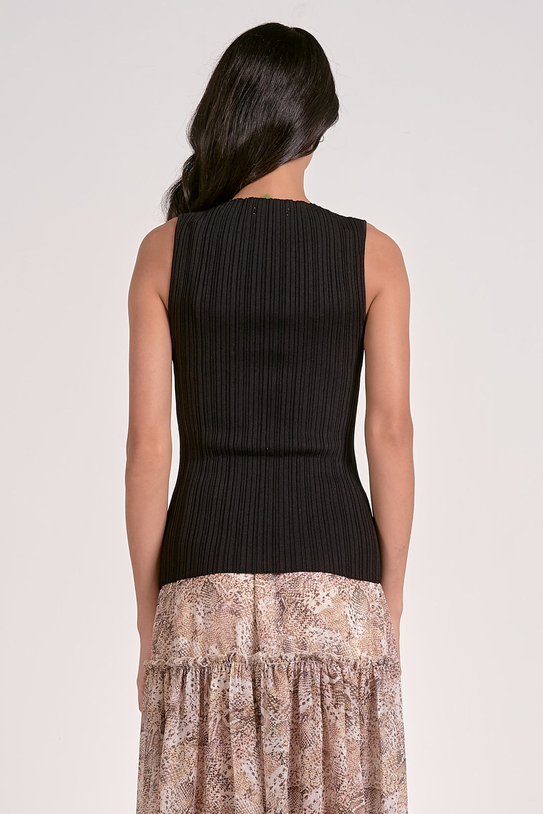 Black High Neck Basic