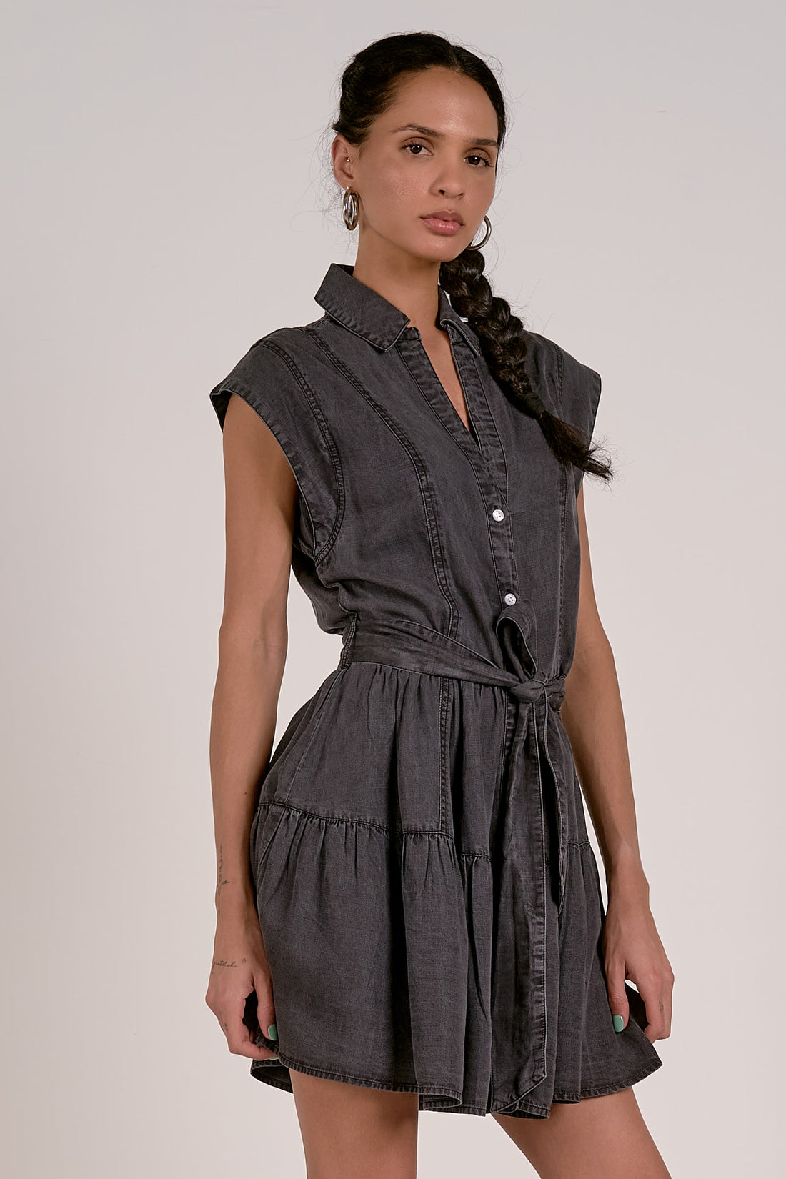 Collard Grey Washed Dress