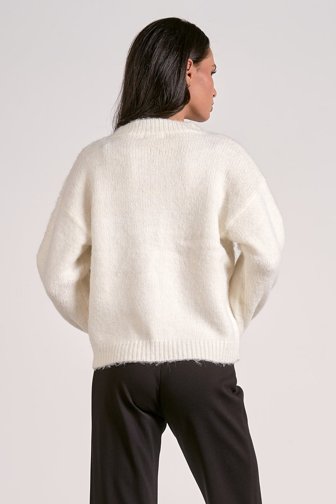 Stone White Sweater