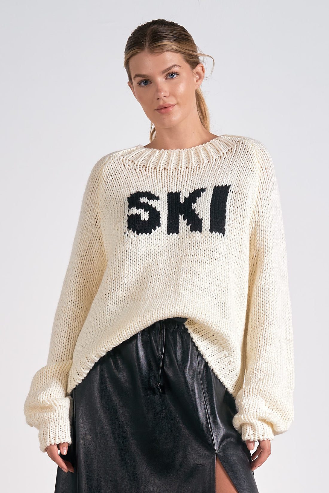 Cream SKI Sweater