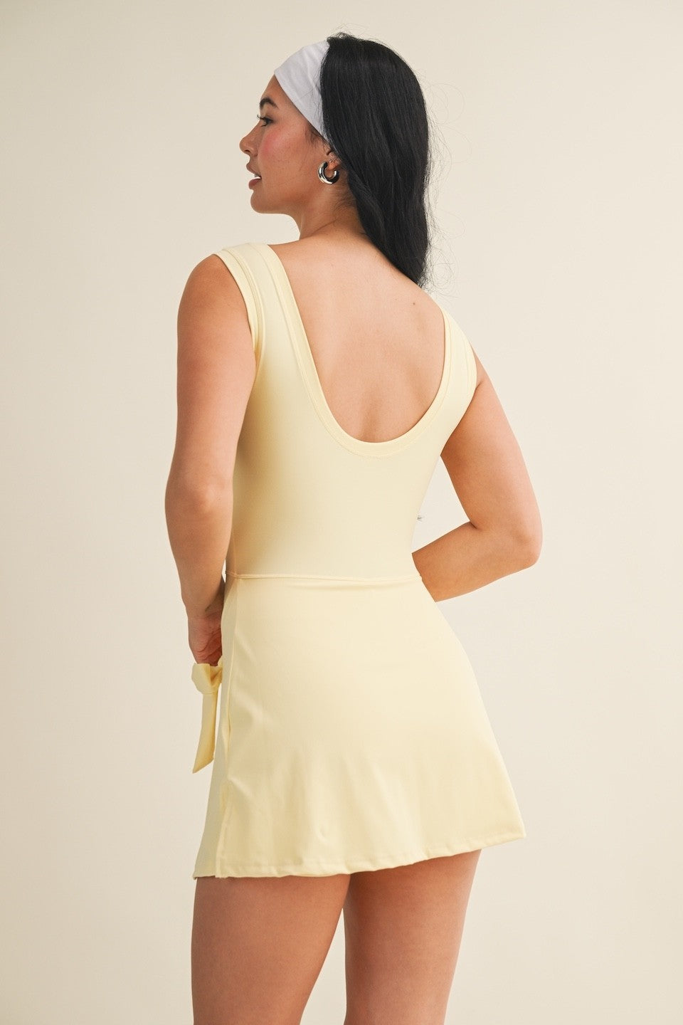 Lemon Wrap Athletic Dress