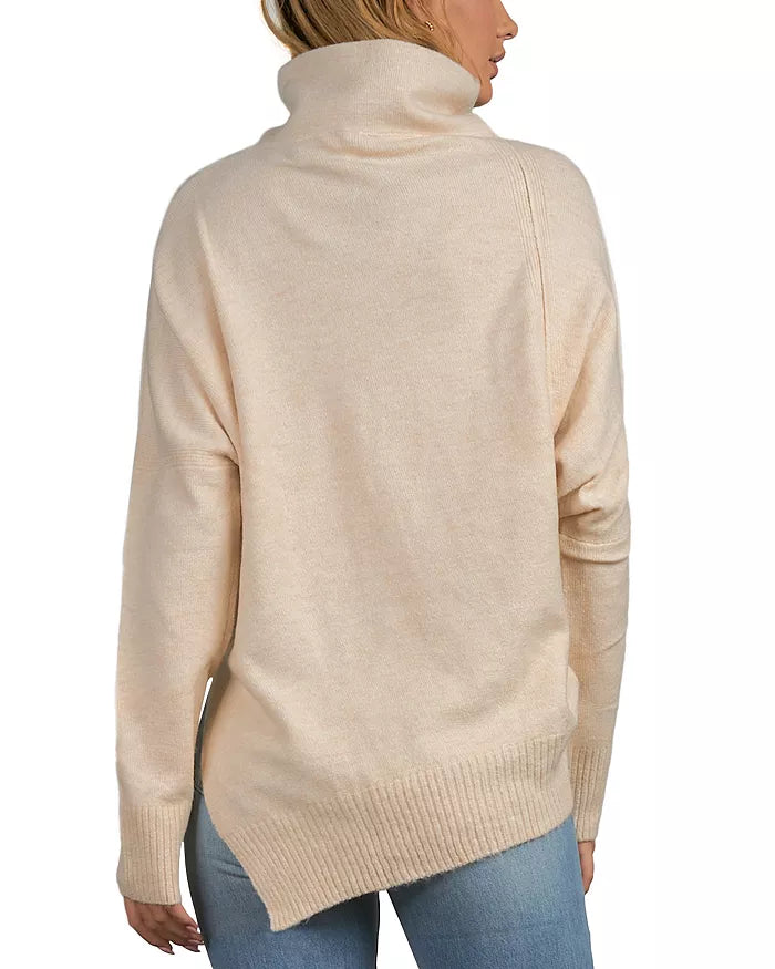 Asymmetrical Cream Sweater
