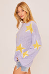 Star Lavender Sweater