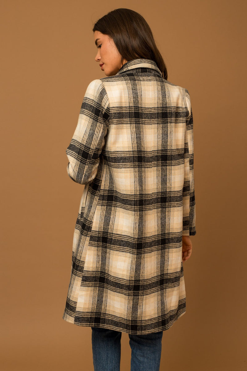 Plaid Winter Coat