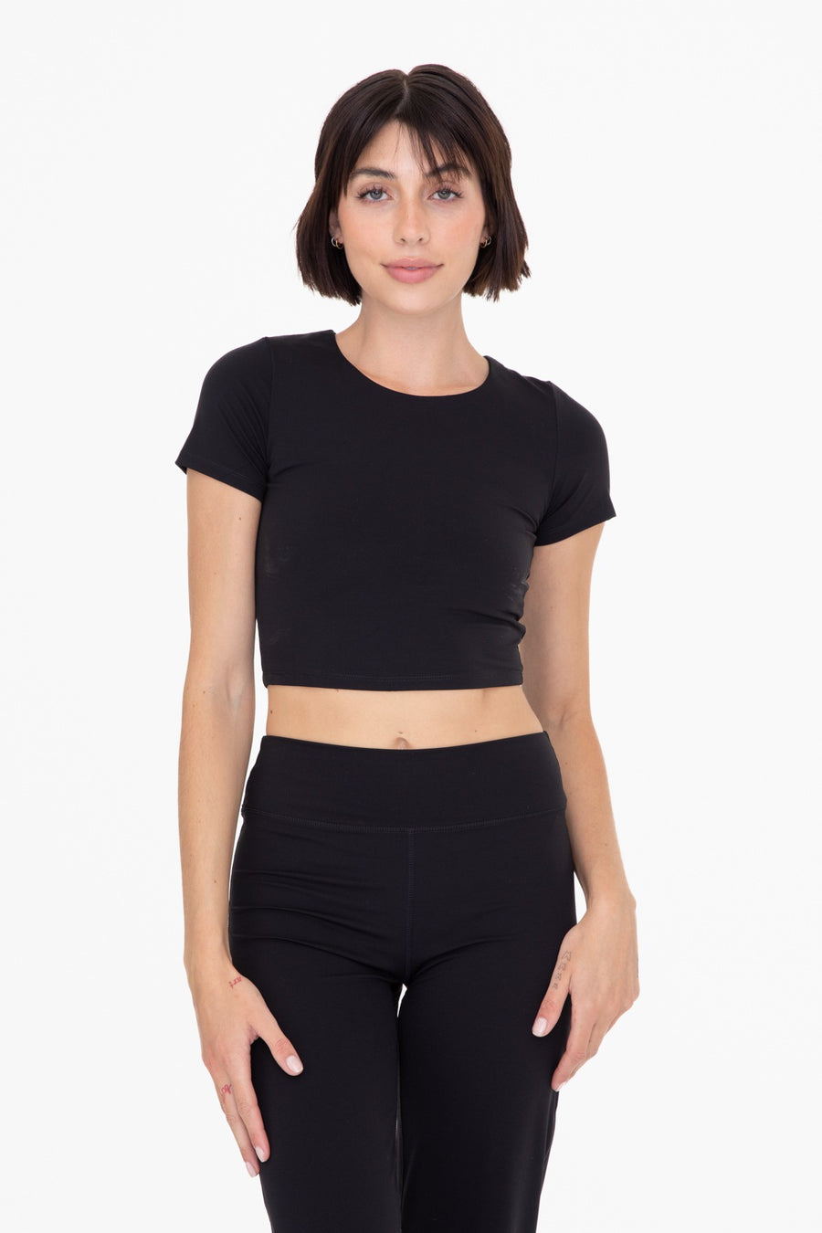 Stay Active Cropped Tee