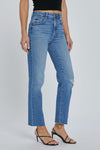 Tracey- Medium Washed Straight Leg Jeans