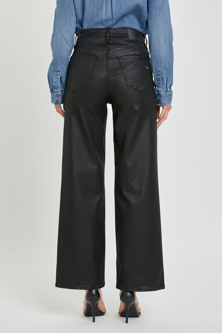 Logan- Leather High Rise Dad Jean