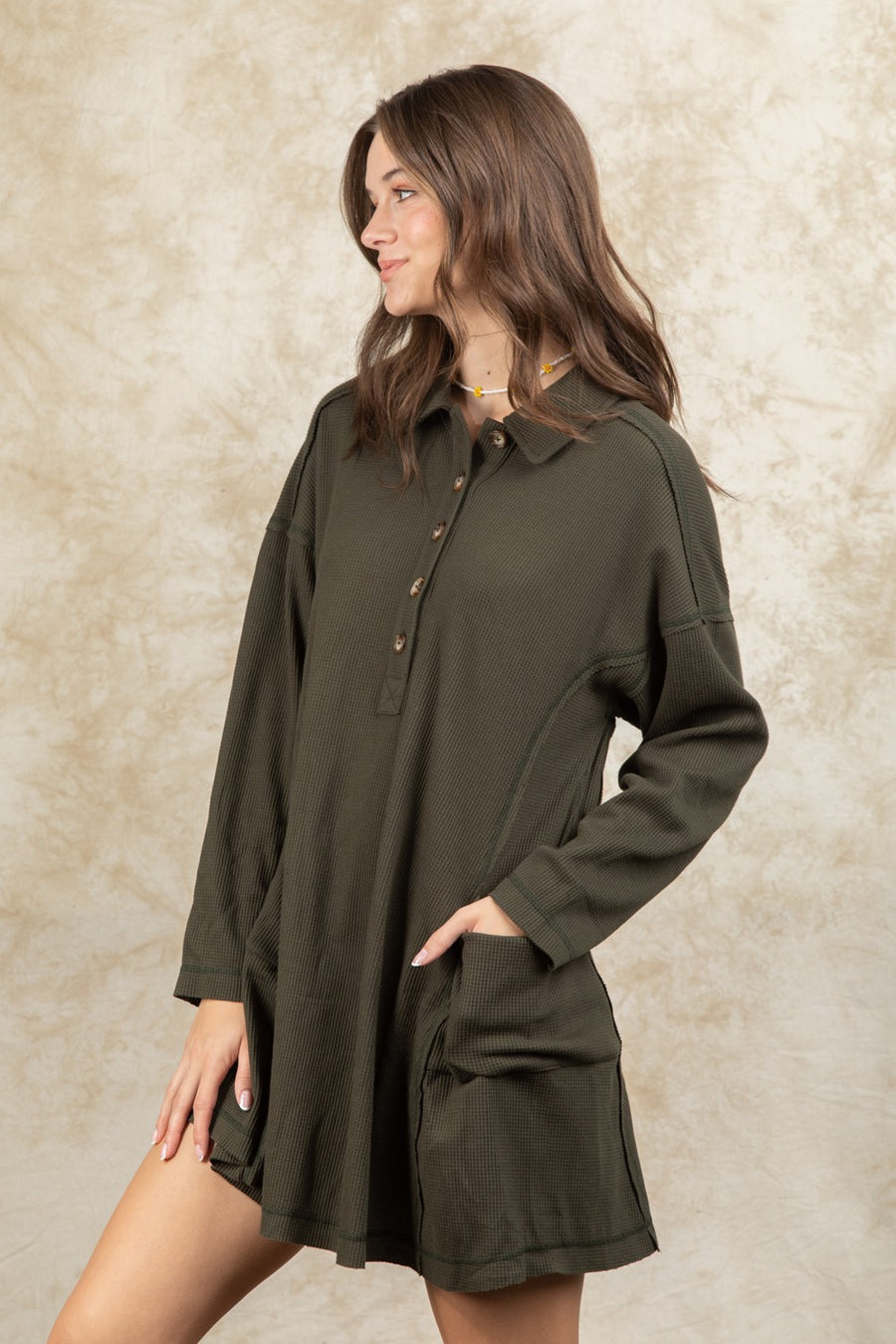 Olive throw Dress