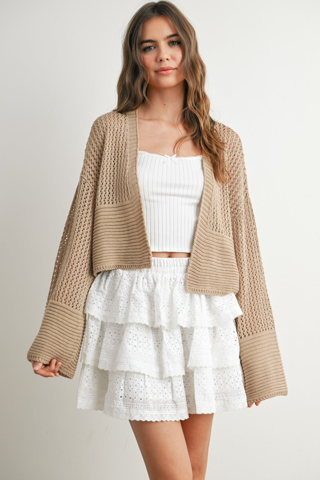 Breezy Taupe Cardigan