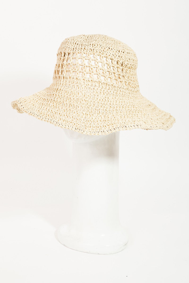 Straw Bucket Hat