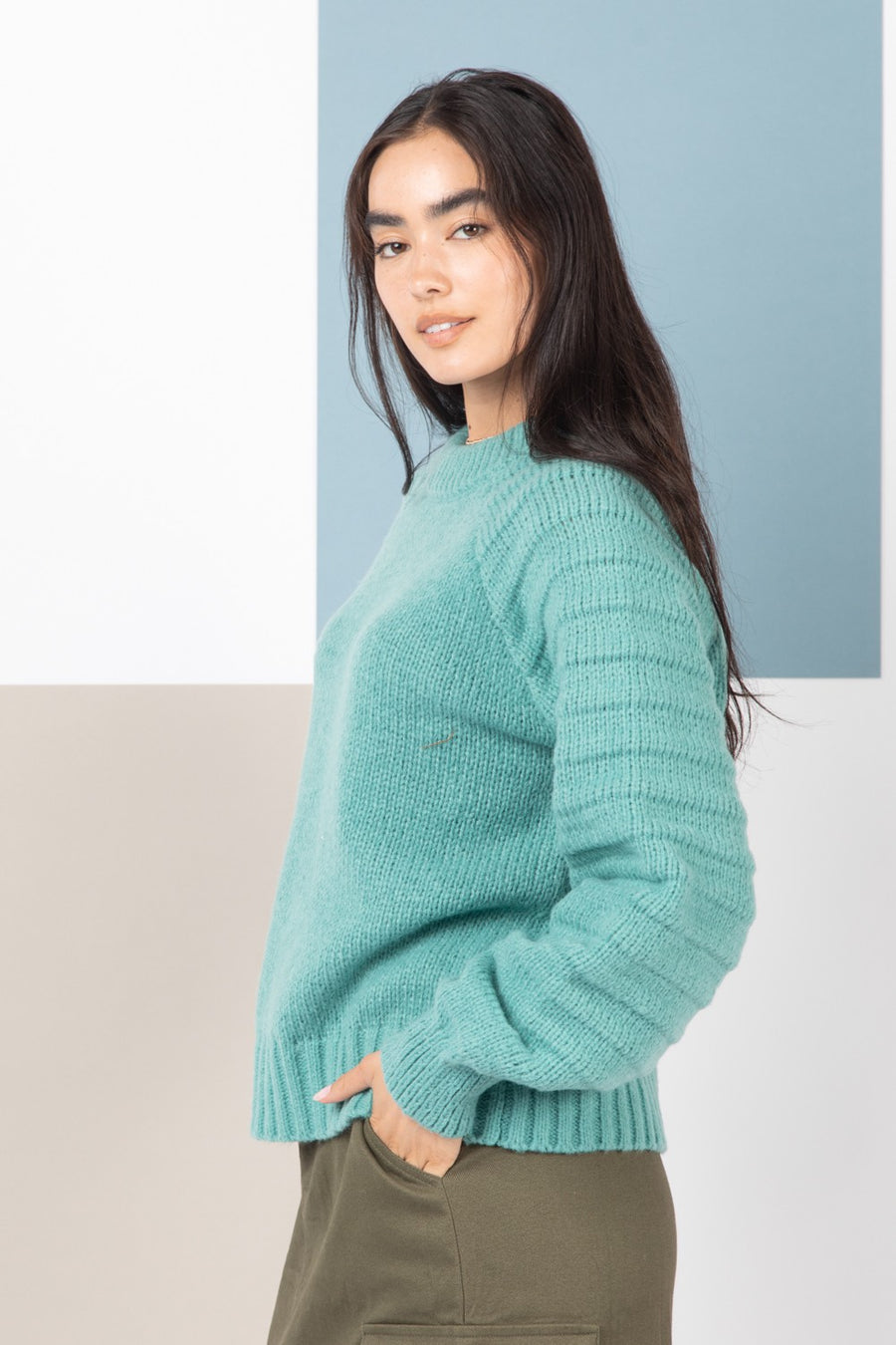 Teal Sweater