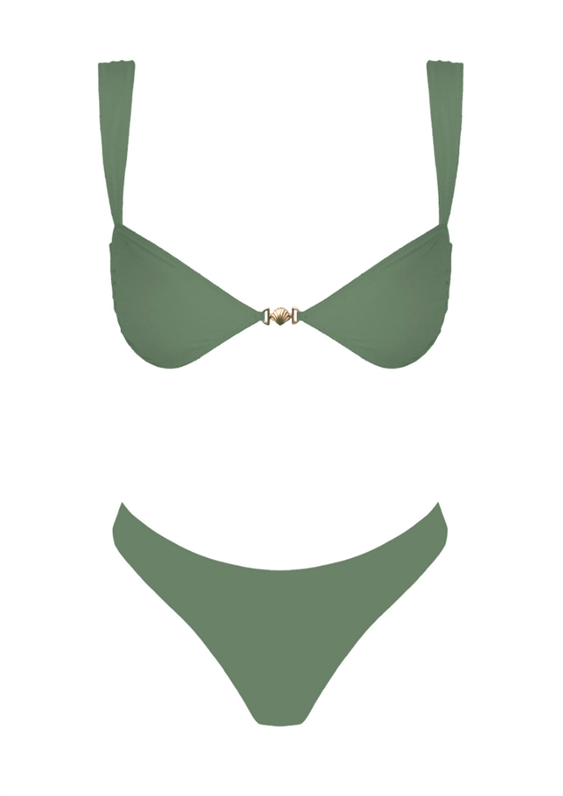 Lyon Green Bikini - Top