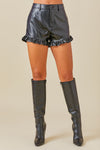 Girly Girl Leather Shorts