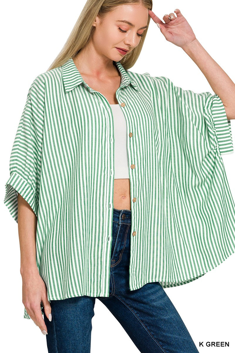 Oversized Striped Top - geen