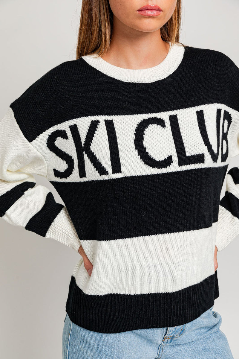 Ski Club Sweater