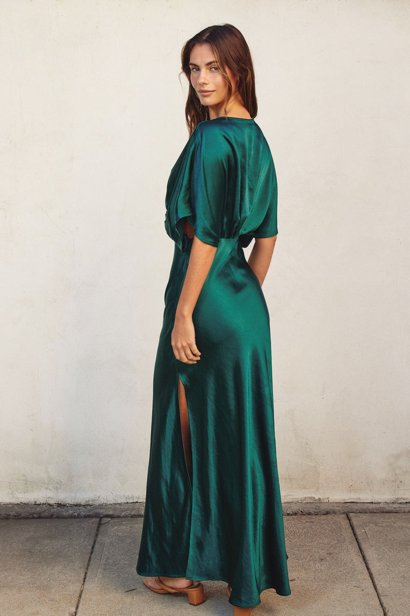 Hunter Green Maxi Dress