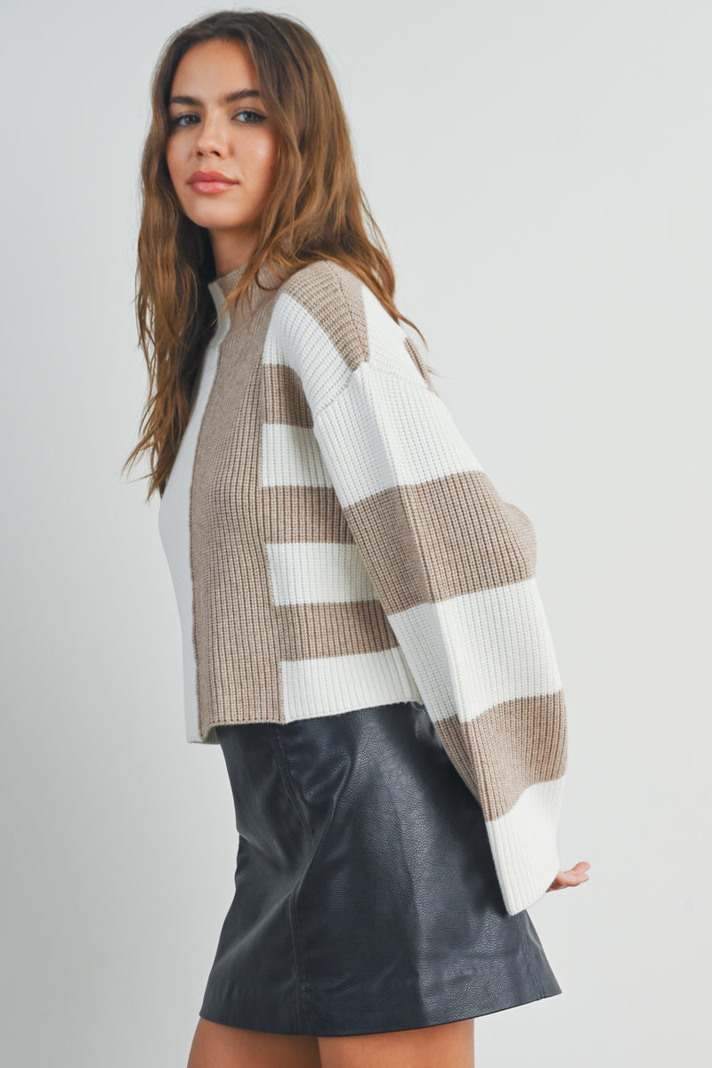 Block Striped Sweater